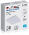 V-TAC VT-8033SQ LED Afbouwplafonniere - Samsung - IP44 - 200mm - Wit - 15W - 1500 Lumen - 6500K - Modelnr: - VT-8033SQ