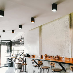 V-TAC VT-807-B LED-spots - opbouwmontage - GU10 - IP20 - zwart - Modelnr: - VT-807-B