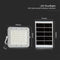 V-tac VT-80W LED Solar Floodlight - 6400K - 6000mAh - 3M kabel - Incl. afstandsbediening - Wit