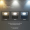 V-TAC VT-81004 LED Wall Lights - PIR Wall Lights - Samsung - IP44 - White - 15 Watts - 1300 Lumens - 3IN1 - 5 Years