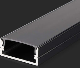 V-TAC VT-8108 LED Stripverlichting - Montageset Zwart - IP20 - Modelnr: - VT-8108