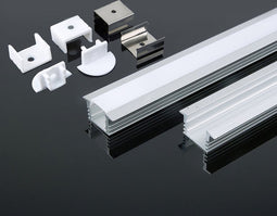 V-TAC VT-8115 LED Stripverlichting - Montageset Zilver - IP20 - Modelnr: - VT-8115