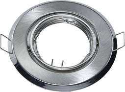 V-TAC VT-817-RD-SN LED inbouwspots - GU10 - IP20 - Satijn Nikkel - Modelnr: - VT-817-RD-SN