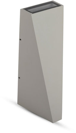 V-TAC VT-826-G Grijze LED wandlamp - Driehoeklamp - IP65 - 6W - 660 Lumen - 4000K