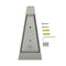 V-TAC VT-826-G-N Triangle LED Wall Lights - IP65 - Grey - 4W - 476 Lumens - 4000K