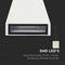 V-TAC VT-826-W-N Triangle LED Wall Lights - IP65 - White - 4W - 476 Lumens - 4000K