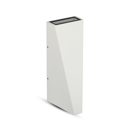 V-TAC VT-826-W White LED Wall Lights - Triangle Light - 6W - 660 Lumens - 4000K
