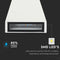 V-TAC VT-826-W White LED Wall Lights - Triangle Light - 6W - 660 Lumens - 4000K