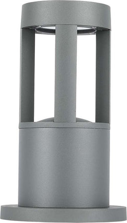 V-TAC VT-830-G-N LED Muurpaalverlichting - Grijs - 25CM - IP65 - 10W - 1000 Lumen - 3000K