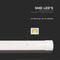 V-TAC VT-8350 White LED Batten Fittings - Prismatic - 120lm/w - IP20 - 40W - 4800 Lumens - 4000K - 120CM