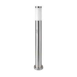 V-TAC VT-838-SS80 Outdoor Lighting - Bollard Lamps - IP44 - Satin nickel - Model No: - VT-838-SS80