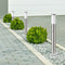 V-TAC VT-838-SS80 Outdoor Lighting - Bollard Lamps - IP44 - Satin nickel - Model No: - VT-838-SS80