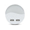 V-TAC VT-84-RD Round LED Wall Lights - Night Lights - USB - Samsung - IP20 - White - 0.4W - 10 Lumens - 3000K