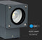 V-TAC VT-841 GU10 Buitenverlichting - Wand - Armaturen - Donker - Grijs - IP44