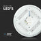 V-TAC VT-8436-M-N Designer Ceiling Lights - Color Changing Switch - IP20 - White - 36W - 3900 Lumens - 3IN1