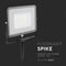 V-TAC VT-855-B Black LED Floodlight - Spike - IP65