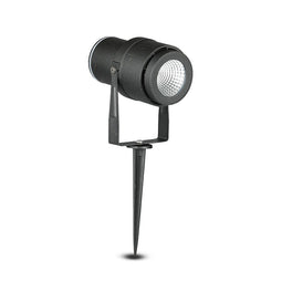 V-TAC VT-857-B Garden Spikes Outdoor Lighting - Black - IP65 - 12W - 720 Lumens - 3000K