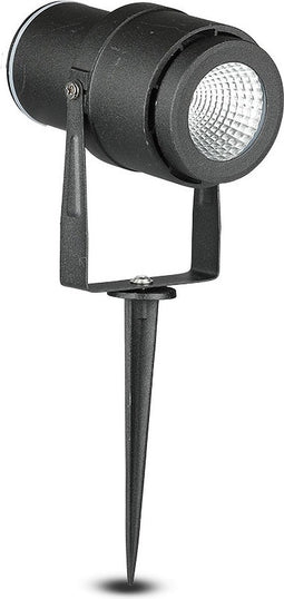 V-TAC VT-857-B Tuinspikes Buitenverlichting - IP65 - Zwart - 12W - 720 Lumen - Groen