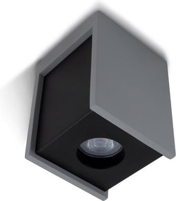 V-TAC VT-860GBM LED-spots - opbouwmontage - GU10 - IP20 - grijs+geweerzwart - 5 jaar - Modelnr: - VT-860GBM