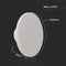 V-TAC VT-8612W-RD LED Dome Lights - Round Dome Lights - 100lm/w - 160mm - IP65 - 12 Watts - 1200 Lumens - 3000K