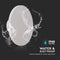 V-TAC VT-8612W-RD LED Dome Lights - Round Dome Lights - 115lm/w - 160mm - IP65 - 12 Watts - 1400 Lumens - 4000K