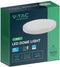 V-TAC VT-8618RD-S-W LED-plafonniere - Ronde plafonniere - Samsung - IP44 - Wit - 18 Watt - 1830 Lumen - 6500K - 5 Jaar