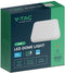 V-TAC VT-8618SQ-S-W LED-plafonniere - Vierkante plafonniere - Samsung - IP44 - Wit - 18 Watt - 1830 Lumen - 4000K - 5 Jaar