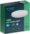 V-TAC VT-8630RD-S-W LED Ronde plafonniere - Samsung - IP44 - 350mm - Wit - 36 Watt - 3820 Lumen - 6500K - 5 Jaar