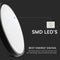 V-TAC VT-8630S-B-RD-N LED Dome Lights - Round Dome Lights - Sensor - IP44 - Black - 36 Watts - 3820 Lumens - 4000K