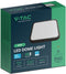 V-TAC VT-8630SQ-S-B LED vierkante plafonniere - Samsung - IP44 - 420x420mm - Zwart - 48 Watt - 5160 Lumen - 3000K - 5 Jaar