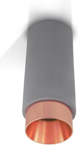 V-TAC VT-865-MRC LED-spots - opbouwfittingen - GU10 - IP20 - grijs+mat roségoud - 5 jaar - Modelnr: - VT-865-MRC