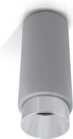 V-TAC VT-865CHC LED-spots - opbouwarmaturen - GU10 - IP20 - grijs+chroom - 5 jaar - Modelnr: - VT-865CHC