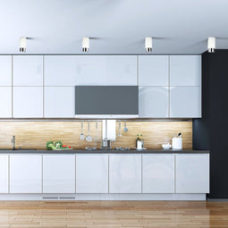 V-TAC VT-865CHM LED-spots - opbouwarmaturen - GU10 - IP20 - wit+chroom - 5 jaar - Modelnr: - VT-865CHM