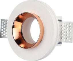 V-TAC VT-866-RD-G LED-spots - Inbouwarmatuur - GU10 - IP20 - Wit+Matte Roségoud - 5 jaar - Modelnr: - VT-866-RD-G