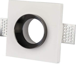 V-TAC VT-866-SQ-B LED inbouwspots - GU10 - IP20 - Wit+Zwart - 5 jaar - Modelnr: - VT-866-SQ-B