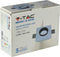 V-TAC VT-866-SQ-B LED inbouwspots - GU10 - IP20 - Wit+Zwart - 5 jaar - Modelnr: - VT-866-SQ-B