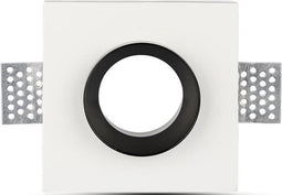 V-TAC VT-866-SQ-C LED-spots - Inbouwarmatuur - GU10 - IP20 - Wit+Chroom - 5 jaar - Modelnr: - VT-866-SQ-C