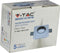 V-TAC VT-866-SQ-C LED-spots - Inbouwarmatuur - GU10 - IP20 - Wit+Chroom - 5 jaar - Modelnr: - VT-866-SQ-C