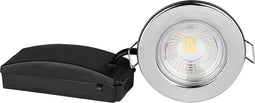V-TAC VT-885-C LED Downlights - PRO Brandwerend Geïntegreerd - Samsung - IP65 - Chroom - 5 Watt - 500 Lumen - 6400K - 5 Jaar