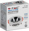 V-TAC VT-931-WCH LED-spots - Inbouwarmatuur - GU10 - IP20 - Wit+Chroom - Modelnr: - VT-931-WCH
