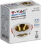 V-TAC VT-931-WG LED-spots - Inbouwarmatuur - GU10 - IP20 - Wit+Goud - Modelnr: - VT-931-WG