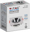 V-TAC VT-932-WCH LED-spots - Inbouwarmatuur - GU10 - IP20 - Wit+Chroom - Modelnr: - VT-932-WCH
