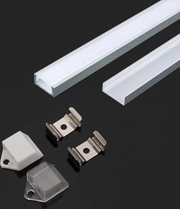 V-TAC VT-9327 LED Stripverlichting - Montageset Zilver