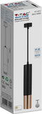 V-TAC VT-977-300 LED-spots - Hangende armaturen - GU10 - IP20 - Zwart+Goud - Modelnr: - VT-977-300