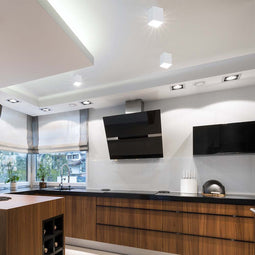 V-TAC VT-979SQ-W LED-spots - opbouwarmaturen - GU10 - IP20 - wit - Modelnr: - VT-979SQ-W