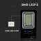 V-TAC VT-ST200 Solar Streetlights - 50W - Black - IP65 - 4000 Lumens - 6000K