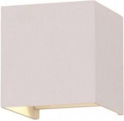 V-tac Wandlamp Vt-759 Led 10 Cm 6w 4000k Ip65 Aluminium Wit