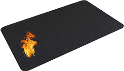 Ceruzo Hittebestendige Vloermat - 160x90 cm - Vlamvertragend en vuilafstotend - Zwart
