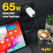 Aqiila Chargebird W3 - USB Adapter 67W - 3 Poorten USB-C/A - Wit