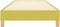 vidaXL - Bedframe - zonder - matras - 100x200 - cm - stof - groen